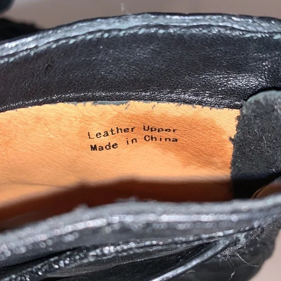 L.A.M.B. Platform Leather Heels 8.5 Strappy Lace-Up (worn once) - Picture 5 of 7